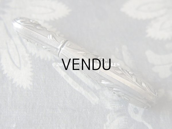 画像4: アンティーク シルバー製 薔薇 ニードルケース  裁縫道具 (4)