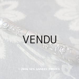画像: アンティーク シルバー製 薔薇 ニードルケース  裁縫道具