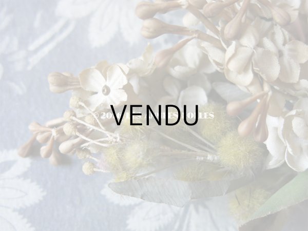 画像5: 19世紀 アンティーク コサージュ ライラック (5)