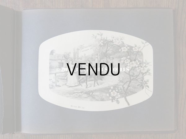 画像8: 1914年 アンティーク カタログ バテムのお菓子箱のラベル 23点 見本帳 ハードカバー (8)