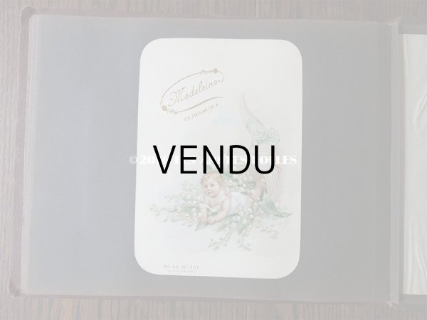 画像10: 1914年 アンティーク カタログ バテムのお菓子箱のラベル 23点 見本帳 ハードカバー (10)