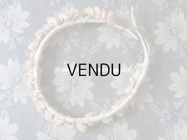 画像5: 1930年代 アンティーク デイジーのヘッドリース  (5)