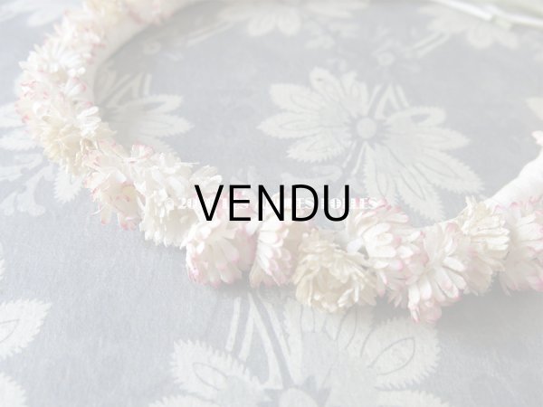 画像10: 1930年代 アンティーク デイジーのヘッドリース  (10)