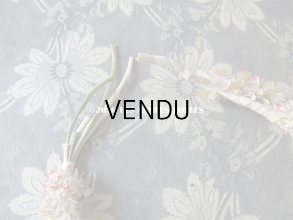 画像6: 1930年代 アンティーク デイジーのヘッドリース  (6)