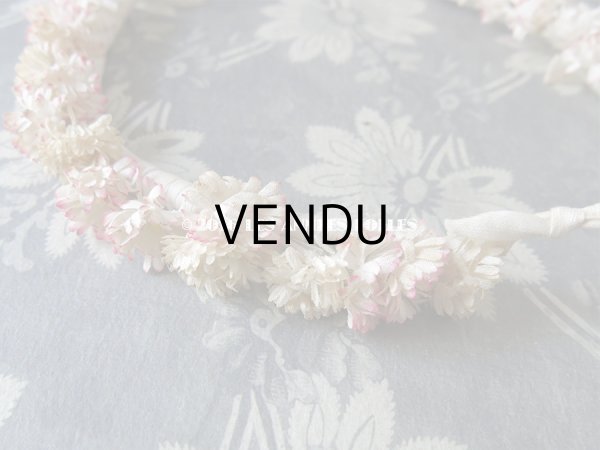 画像11: 1930年代 アンティーク デイジーのヘッドリース  (11)