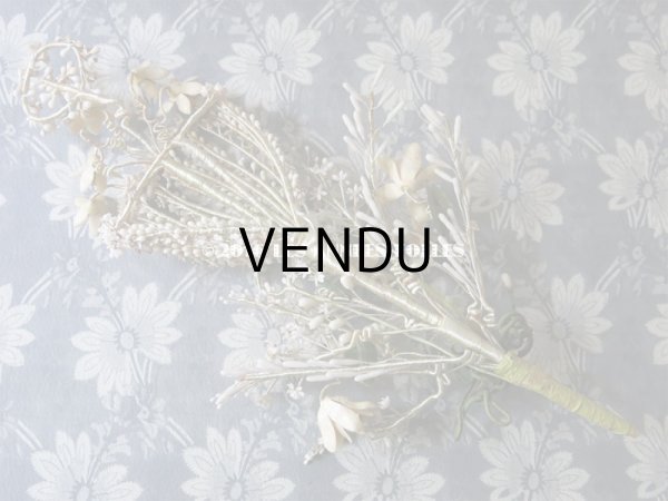 画像13: 19世紀末 アンティーク ワックスフラワーのブーケ (13)