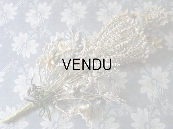 画像4: 19世紀末 アンティーク ワックスフラワーのブーケ (4)