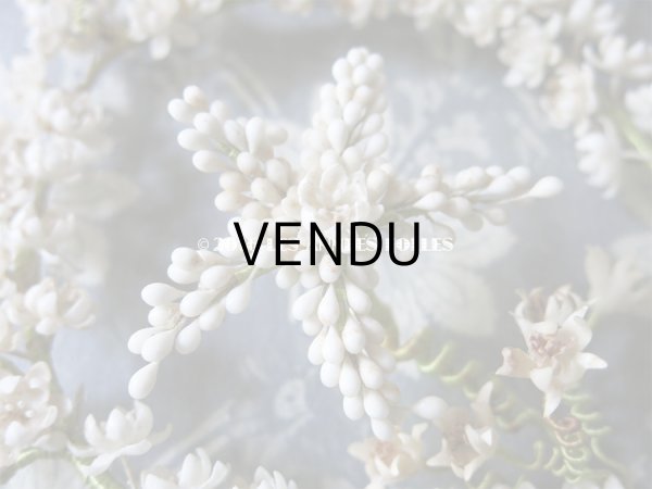 画像8: 19世紀末 アンティーク ワックスフラワーのヘッドリース ＆ ブーケ (8)