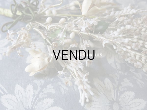 画像7: 19世紀末 アンティーク ワックスフラワーのブーケ (7)