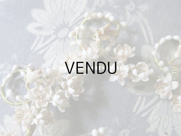 画像11: 19世紀末 アンティーク ワックスフラワーのヘッドリース ＆ ブーケ (11)