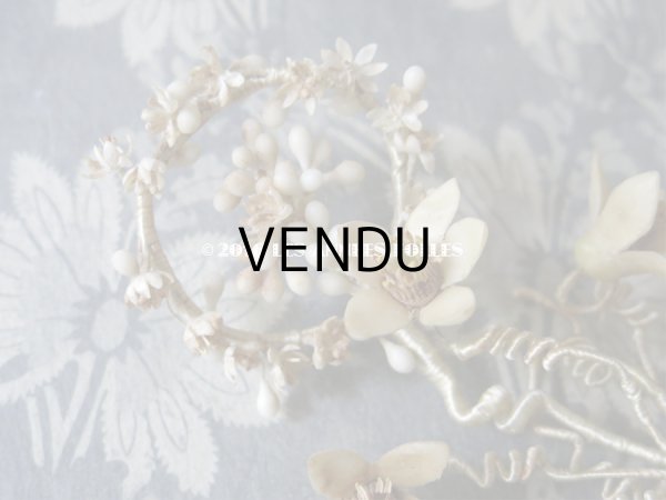 画像12: 19世紀末 アンティーク ワックスフラワーのブーケ (12)