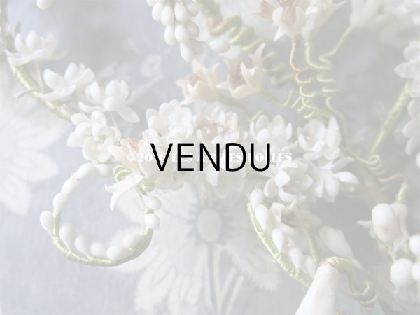 画像7: 19世紀末 アンティーク ワックスフラワーのヘッドリース ＆ ブーケ (7)