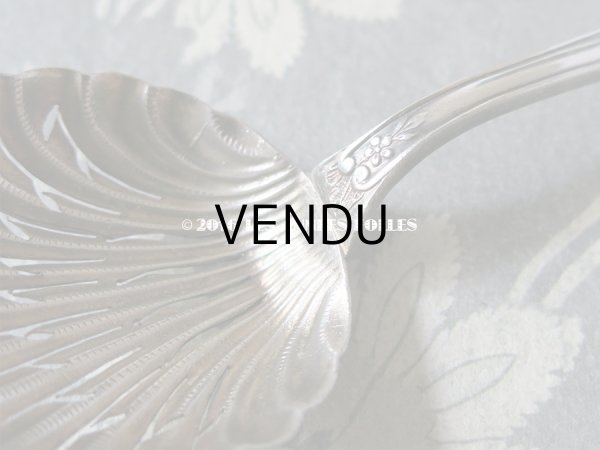 画像4: 19世紀末 アンティーク シュガースプーン 薔薇模様  (4)