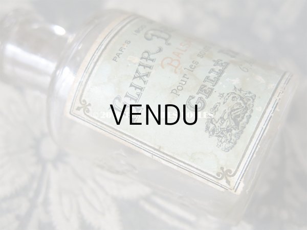 画像8: アンティーク パフュームボトル ELIXIR DENTIFRICE BALSAMIQUE - GELLE FRERES PARIS - (8)