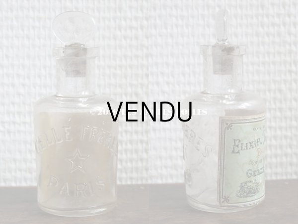 画像4: アンティーク パフュームボトル ELIXIR DENTIFRICE BALSAMIQUE - GELLE FRERES PARIS - (4)