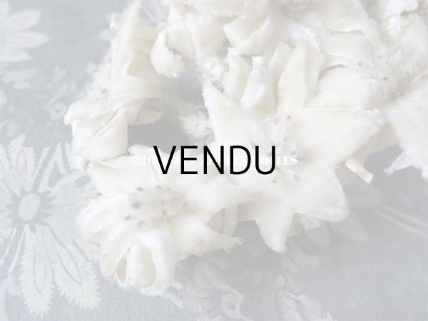 画像5: 1930年代 アンティーク  エーデルワイスのコサージュ (5)