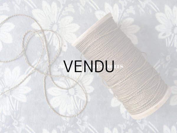 画像2: 19世紀末 アンティーク メタル製 コード 編み紐 (2)