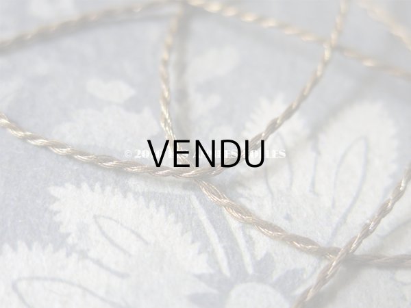 画像4: 19世紀末 アンティーク メタル製 コード 編み紐 (4)