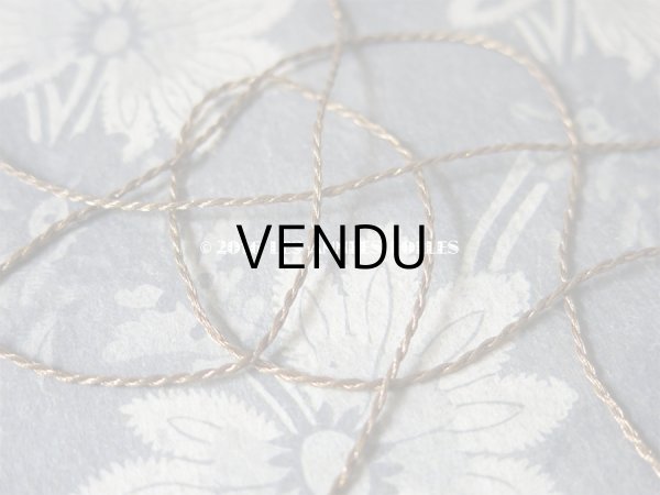 画像3: 19世紀末 アンティーク メタル製 コード 編み紐 (3)