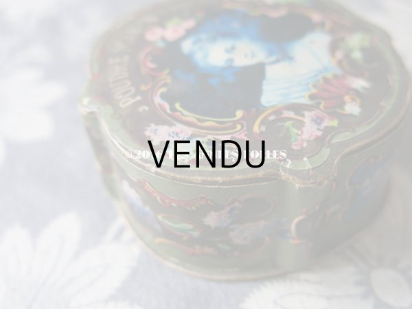 画像8: アンティーク パウダーボックス POUDRE MANON LESCAUT - A. BOURJOIS&CIE PARIS - (8)