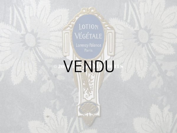 画像2: アンティーク パフュームラベル LOTION VEGETALE - LORENZY-PALANCA PARIS - (2)