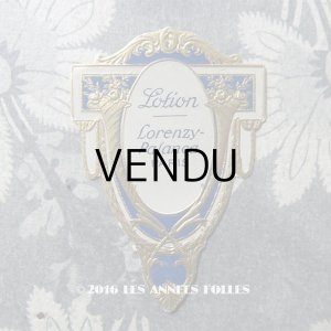画像: アンティーク パフュームラベル LOTION - LORENZY-PALANCA PARIS -