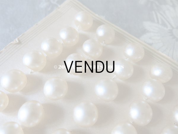 画像6: アンティーク ガラス製 ボタン パール加工  パールボタン 12.5mm  36ピース (6)