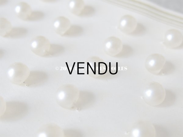 画像4: アンティーク ガラス製 ボタン パール加工  パールボタン 7.5mm  36ピース (4)