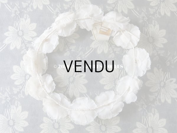 画像3: 1930年代 アンティーク 薔薇のヘッドリース ティアラ (3)