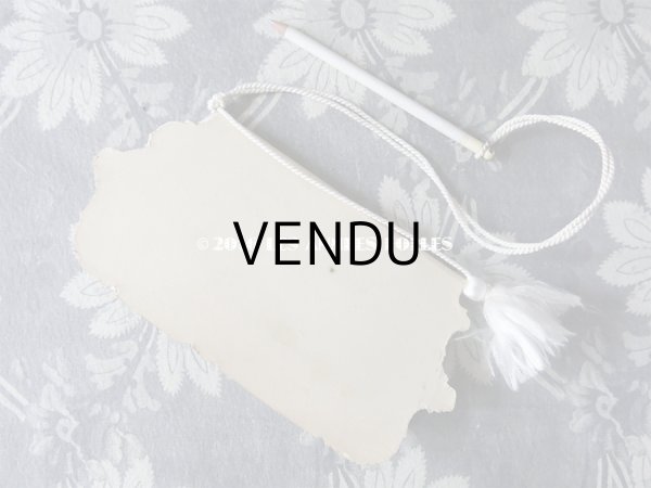 画像4: 1900年代 アンティーク 舞踏会の手帳 ペンシル付 CARNET DE BAL カルネ・ド・バル (4)