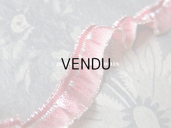 画像4: 19世紀末 アンティーク  ロココ調トリム 1.25m 金糸の縁取り 11mm幅 (4)