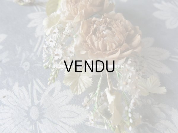 画像4: 19世紀 ナポレオン3世時代 アンティーク ウェディング ヘッドリース＆ブーケ 結婚式 ティアラ (4)