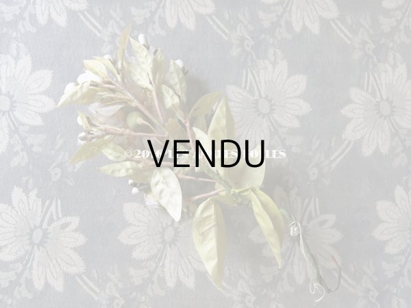 画像11: 19世紀 ナポレオン3世時代 アンティーク ウェディング ヘッドリース＆ブーケ 結婚式 ティアラ (11)