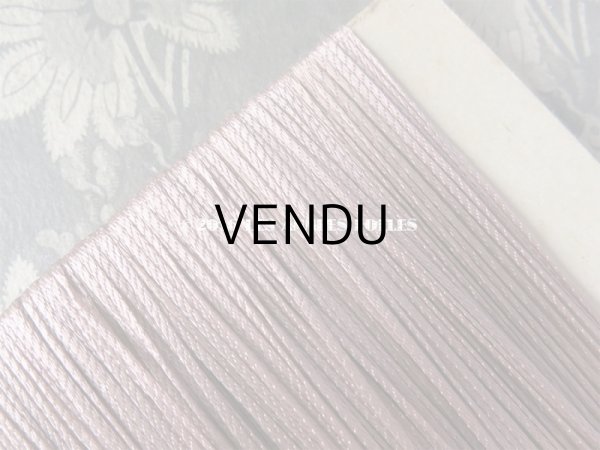 画像2: 1920年代 アンティーク  刺繍用 紐  糸　スモーキーパープル 約70m (2)