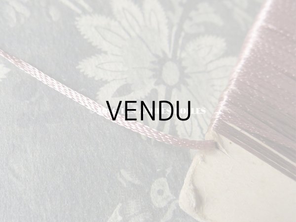 画像3: 1920年代 アンティーク  刺繍用 紐  糸　スモーキーパープル 約70m (3)