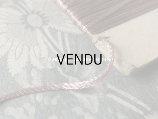 画像4: 1920年代 アンティーク  刺繍用 紐  糸　スモーキーパープル 約70m (4)