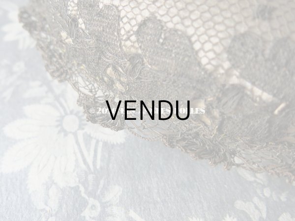 画像5: 19世紀 アンティーク ハットピンクッション　メタルレース (5)