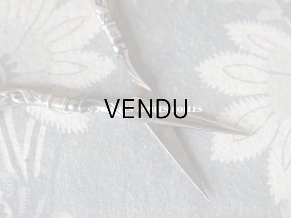 画像8: 19世紀 アンティーク シルバー製 ヤドリギ 裁縫道具セット  (8)