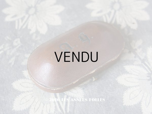 画像1: 19世紀 アンティーク ジュエリーボックス モノグラム【 A.G 】 (1)