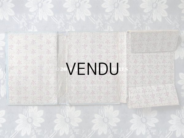 画像6: ★2016クリスマスセール対象外★ 1883年 アンティーク 本　天使のシルクカバー 紫の花模様 ETRENNES AUX DAMES (6)