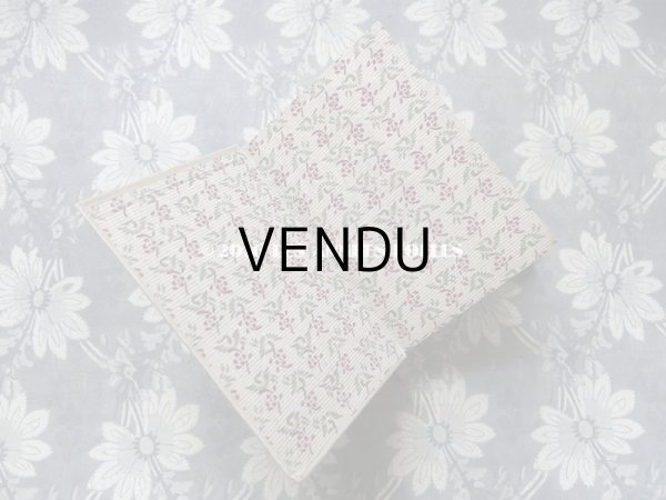 画像9: ★2016クリスマスセール対象外★ 1883年 アンティーク 本　天使のシルクカバー 紫の花模様 ETRENNES AUX DAMES (9)