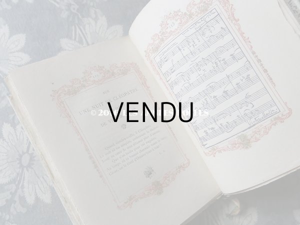 画像12: ★2016クリスマスセール対象外★ 1883年 アンティーク 本　天使のシルクカバー 紫の花模様 ETRENNES AUX DAMES (12)