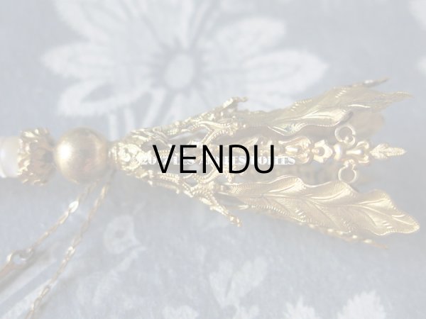 画像6: 19世紀 アンティーク 舞踏会のブーケ入れ POMPONNE (6)