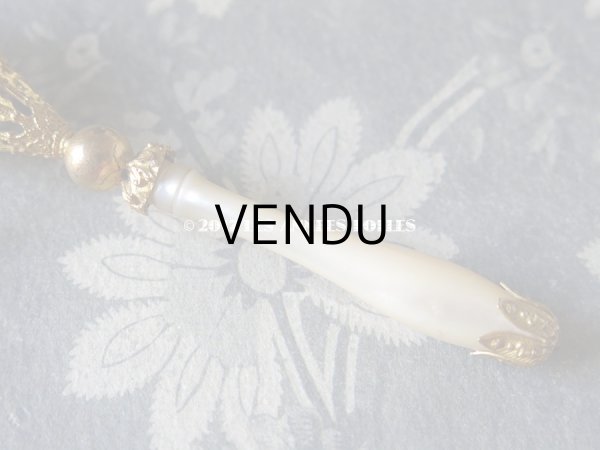 画像10: 19世紀 アンティーク 舞踏会のブーケ入れ POMPONNE (10)