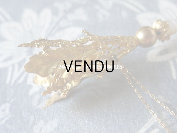 画像8: 19世紀 アンティーク 舞踏会のブーケ入れ POMPONNE (8)