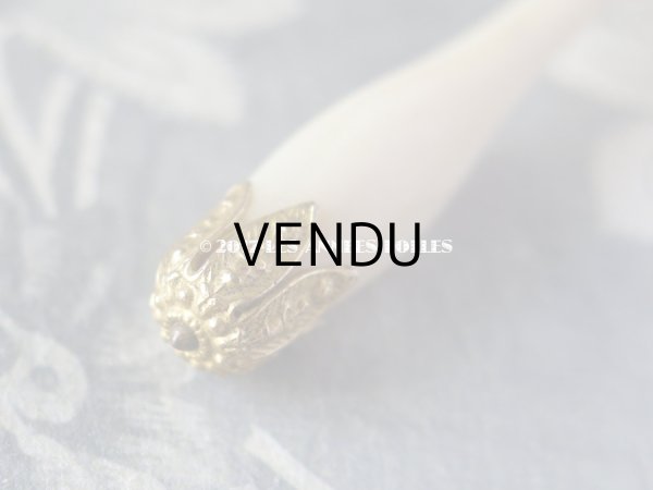 画像12: 19世紀 アンティーク 舞踏会のブーケ入れ POMPONNE (12)