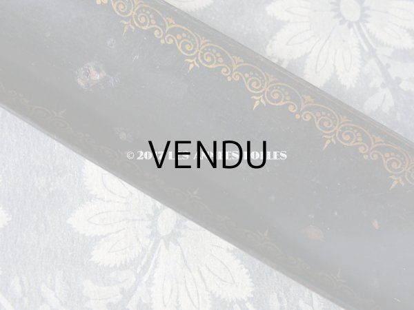 画像6: 19世紀 アンティーク ナポレオン3世 パピエマシェ トレイ ペンケース  (6)