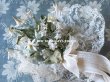 画像5: 19世紀末 アンティーク 花嫁のブーケ　花模様のレース＆シルク製ジャガード織リボン　ウェディングブーケ (5)