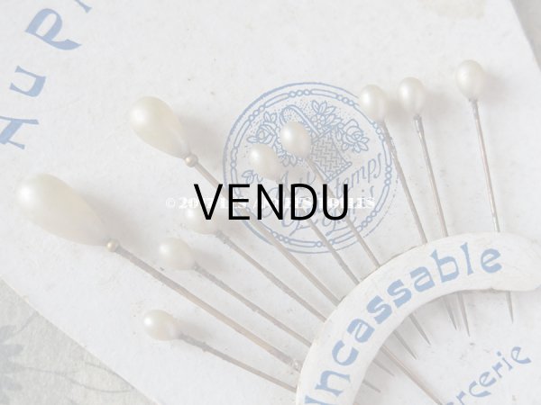 画像4: 1910年代 アンティーク パールのエパングル - AU PRINTEMPS - (4)