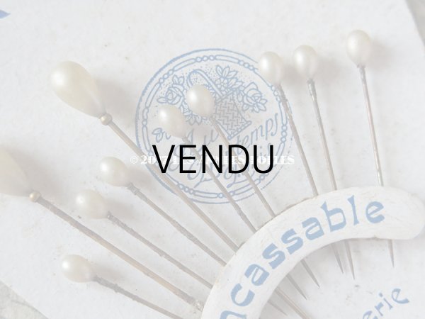 画像3: 1910年代 アンティーク パールのエパングル - AU PRINTEMPS - (3)